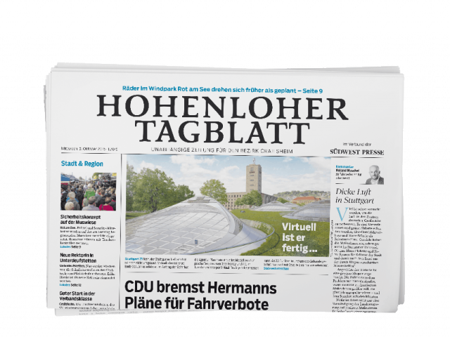 Gedruckte Tageszeitung